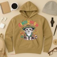 Cinco De Meow Funny Cat - Mexican Fiesta For Cinco De Mayo Hoodie thumb 3