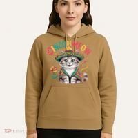 Cinco De Meow Funny Cat - Mexican Fiesta For Cinco De Mayo Hoodie thumb 5