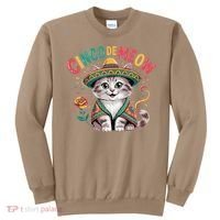 Cinco De Meow Funny Cat - Mexican Fiesta For Cinco De Mayo Sweatshirt thumb 0