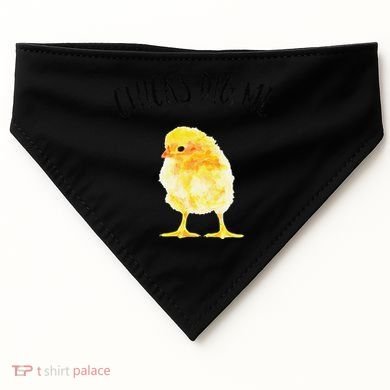 Chicks Dig Me Real Chick Happy Easter USA-Made Doggie Bandana
