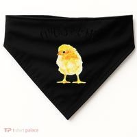 Chicks Dig Me Real Chick Happy Easter USA-Made Doggie Bandana thumb 0