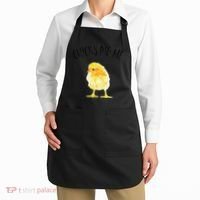 Chicks Dig Me Real Chick Happy Easter Apron thumb 2