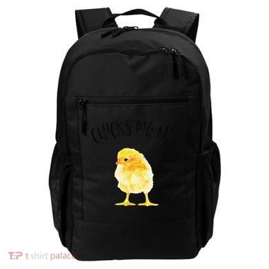 Chicks Dig Me Real Chick Happy Easter Backpack