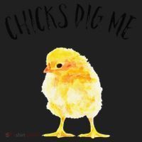 Chicks Dig Me Real Chick Happy Easter Golf Towel thumb 3