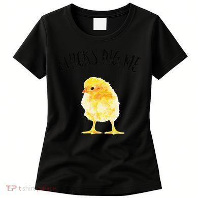 Chicks Dig Me Real Chick Happy Easter Women's T-Shirt