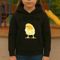 Chicks Dig Me Real Chick Happy Easter Kids Hoodie thumb 3