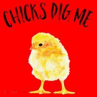 Chicks Dig Me Real Chick Happy Easter Santa Hat thumb 1