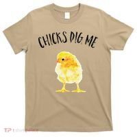 Chicks Dig Me Real Chick Happy Easter T-Shirt thumb 0