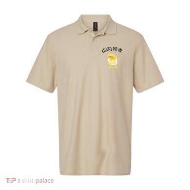Chicks Dig Me Real Chick Happy Easter Polo