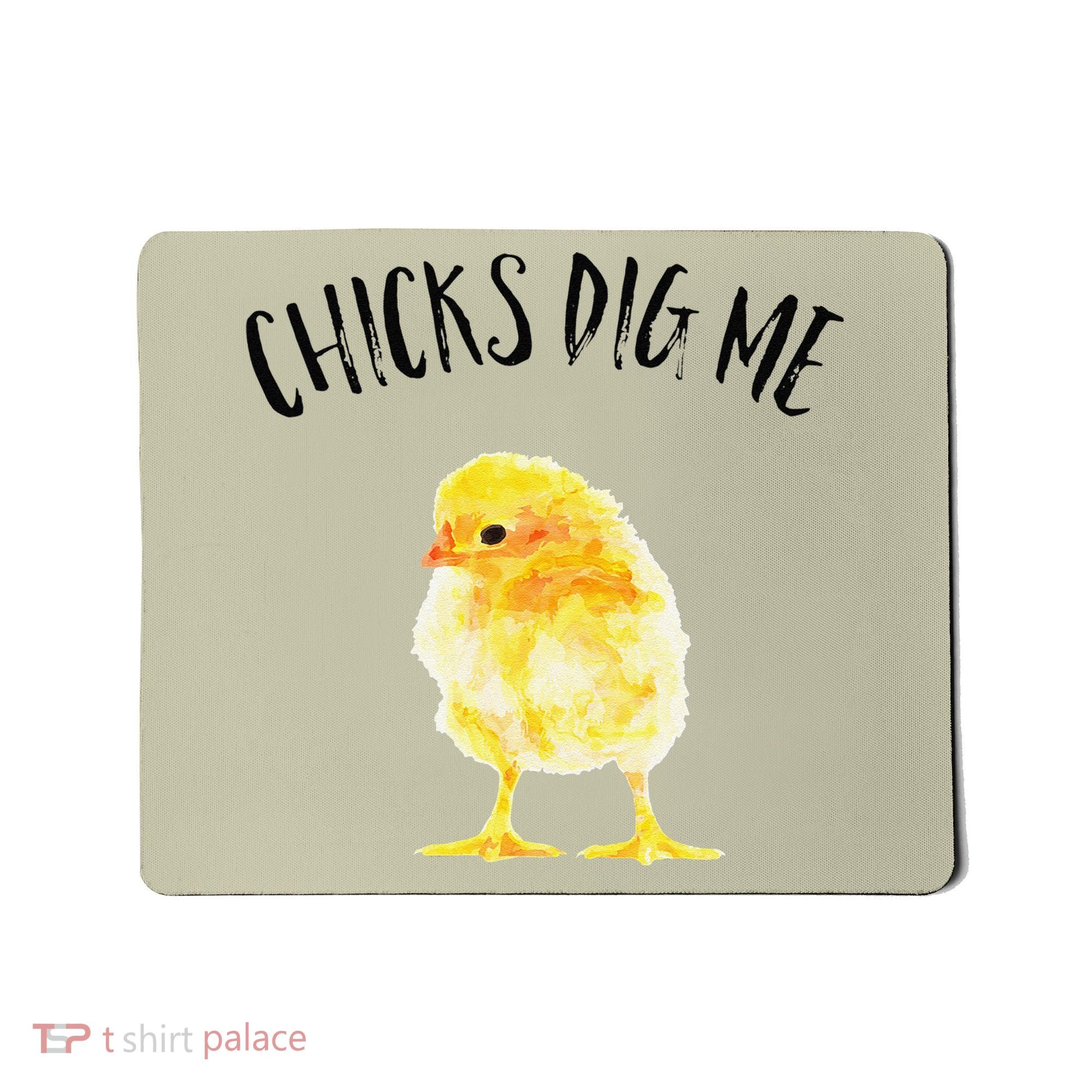 Chicks Dig Me Real Chick Happy Easter Mousepad