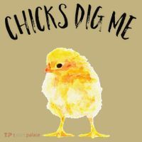 Chicks Dig Me Real Chick Happy Easter Kids T-Shirt thumb 2