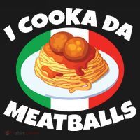 Cooka Da Meatball Funny Trending Italian Slang Italy Food Apron thumb 3
