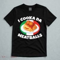 Cooka Da Meatball Funny Trending Italian Slang Italy Food T-Shirt thumb 5