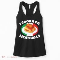 Cooka Da Meatball Funny Trending Italian Slang Italy Food Women's Tank Top thumb 0