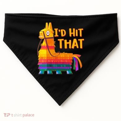 Cinco De Mayo Pinata I'd Hit That USA-Made Doggie Bandana