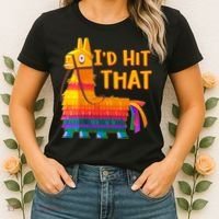 Cinco De Mayo Pinata I'd Hit That Women's T-Shirt thumb 2