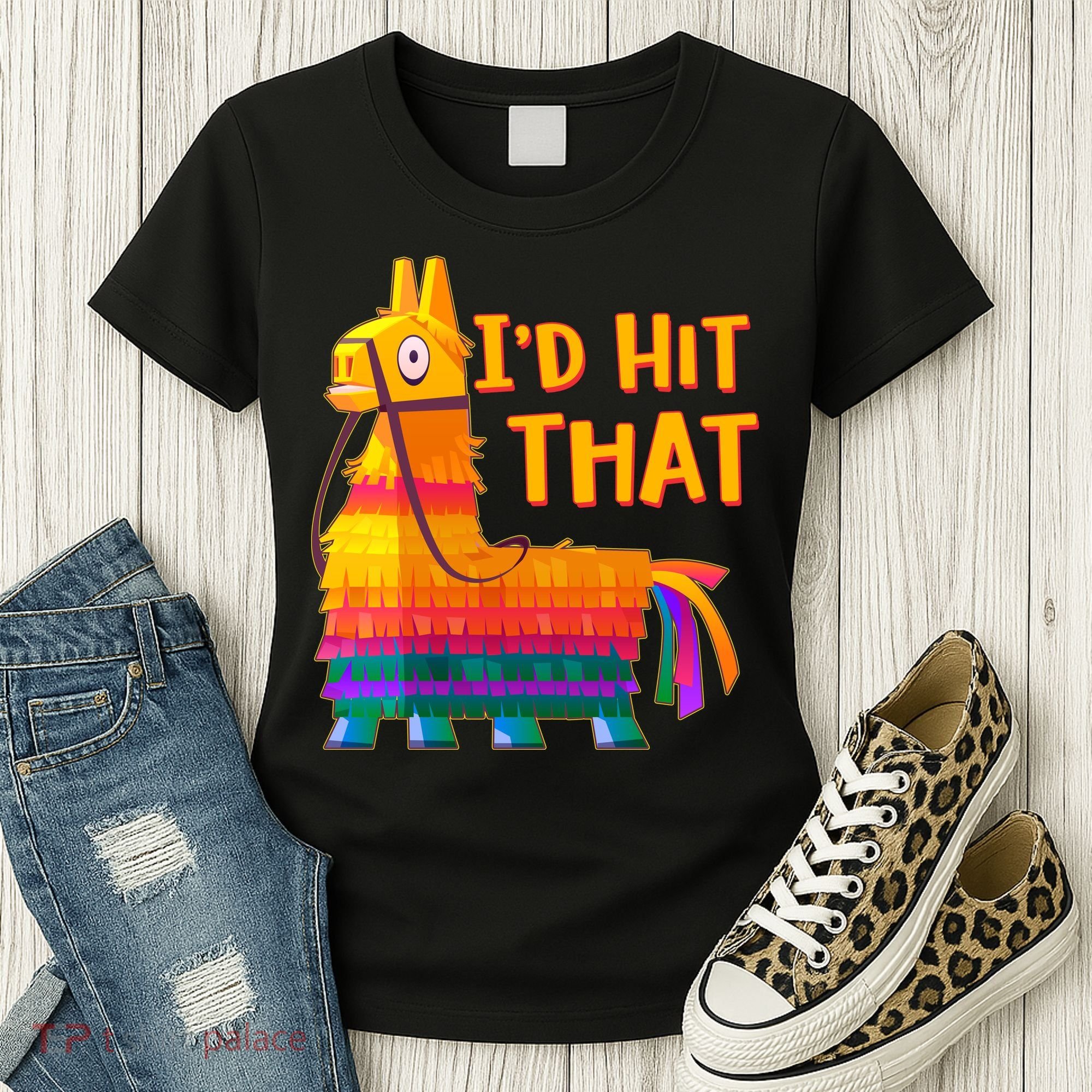 Cinco De Mayo Pinata I'd Hit That Women's T-Shirt