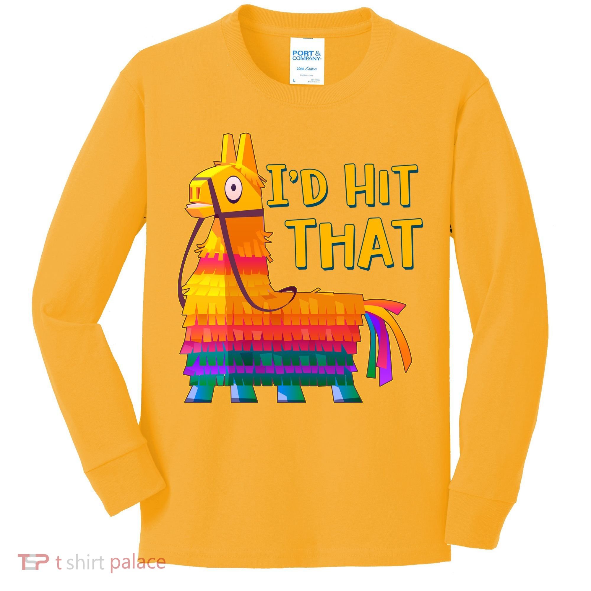Cinco De Mayo Pinata I'd Hit That Kids Long Sleeve Shirt