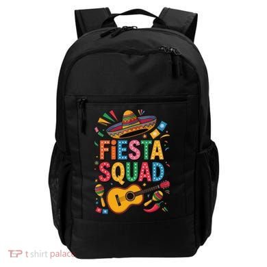 Cinco De Mayo Fiesta Squad Sombrero Guitar Fun Backpack