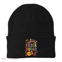 Cinco De Mayo Fiesta Squad Sombrero Guitar Fun Beanie thumb 0
