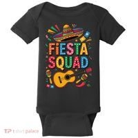 Cinco De Mayo Fiesta Squad Sombrero Guitar Fun Baby Bodysuit thumb 0