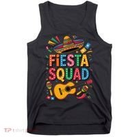 Cinco De Mayo Fiesta Squad Sombrero Guitar Fun Tank Top thumb 0