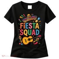 Cinco De Mayo Fiesta Squad Sombrero Guitar Fun Women's T-Shirt thumb 0