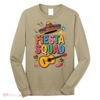 Cinco De Mayo Fiesta Squad Sombrero Guitar Fun Long Sleeve Shirt thumb 0