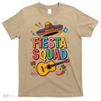 Cinco De Mayo Fiesta Squad Sombrero Guitar Fun T-Shirt thumb 0