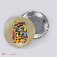 Cinco De Mayo Fiesta Squad Sombrero Guitar Fun Button thumb 0
