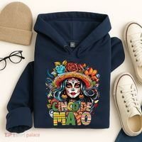 Cinco De Mayo Girl Mexican Fiesta 5 De Mayo Hoodie thumb 4