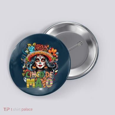 Cinco De Mayo Girl Mexican Fiesta 5 De Mayo Button