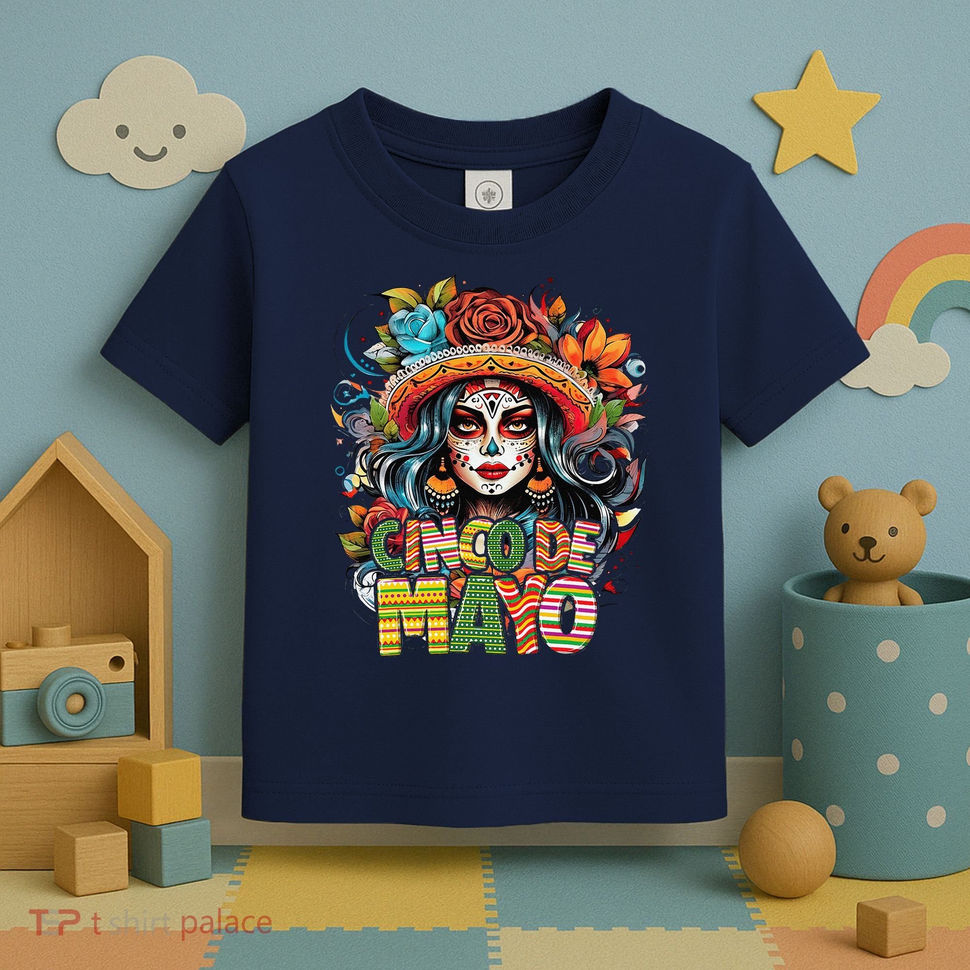 Cinco De Mayo Girl Mexican Fiesta 5 De Mayo Toddler T-Shirt