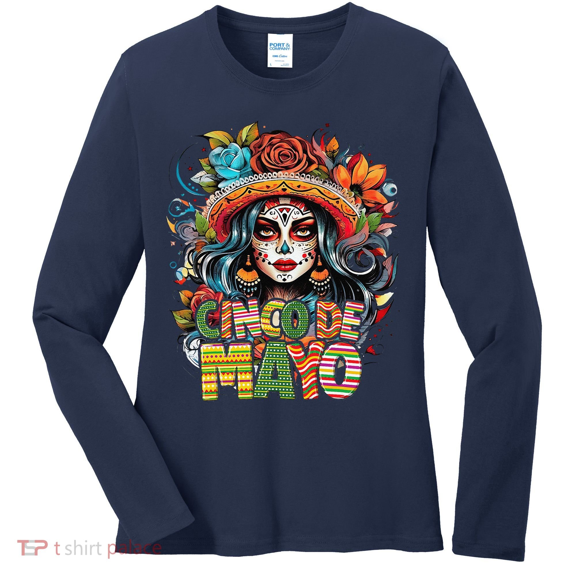 Cinco De Mayo Girl Mexican Fiesta 5 De Mayo Women's Long Sleeve Shirt