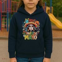 Cinco De Mayo Girl Mexican Fiesta 5 De Mayo Kids Hoodie thumb 3