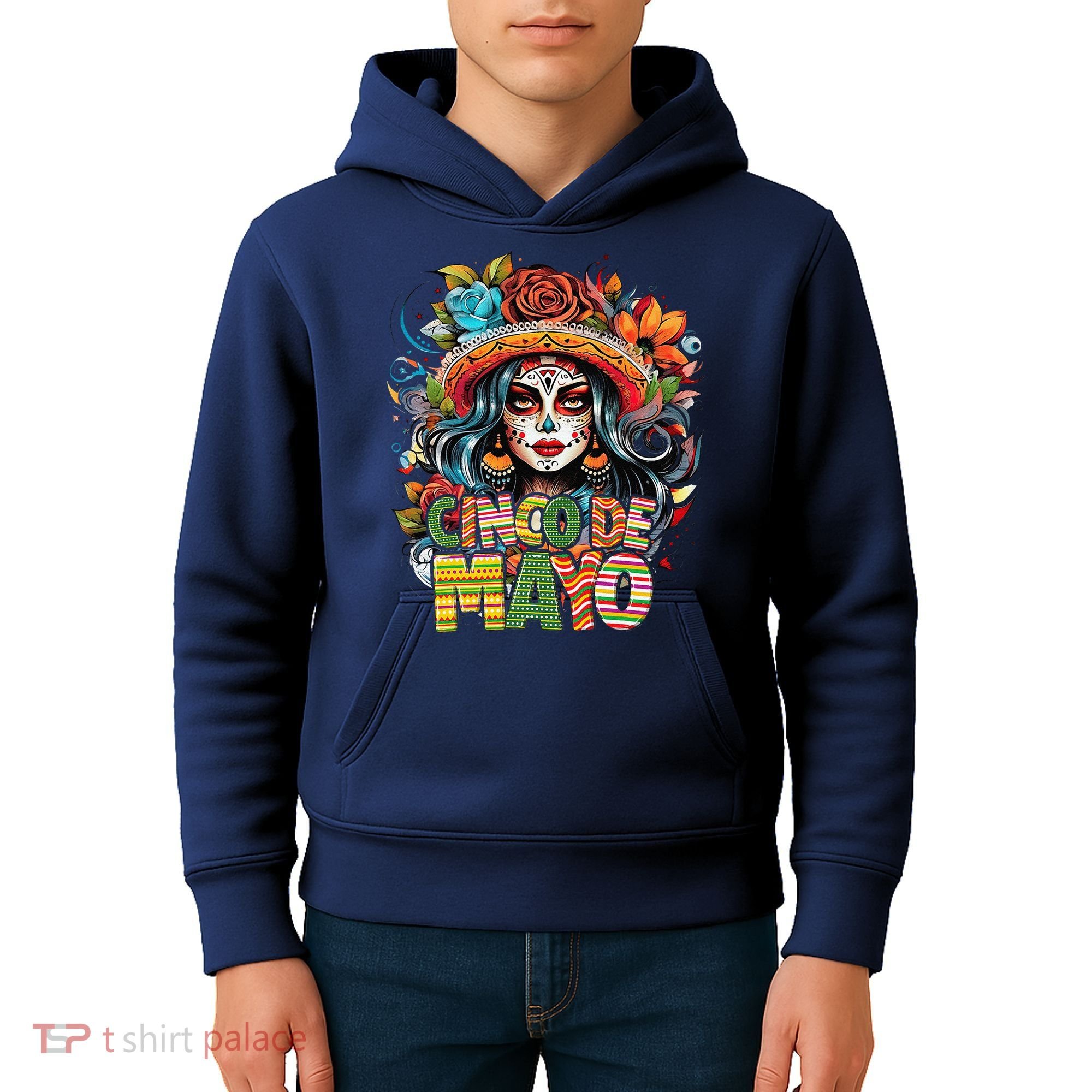 Cinco De Mayo Girl Mexican Fiesta 5 De Mayo Kids Hoodie