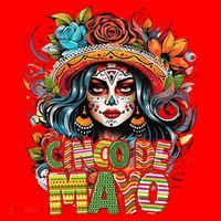 Cinco De Mayo Girl Mexican Fiesta 5 De Mayo Santa Hat thumb 1