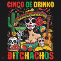 Cinco De Mayo Funny Mexican Party Cinco De Drinko Apron thumb 3