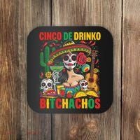 Cinco De Mayo Funny Mexican Party Cinco De Drinko Coaster thumb 0