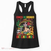 Cinco De Mayo Funny Mexican Party Cinco De Drinko Women's Tank Top thumb 0