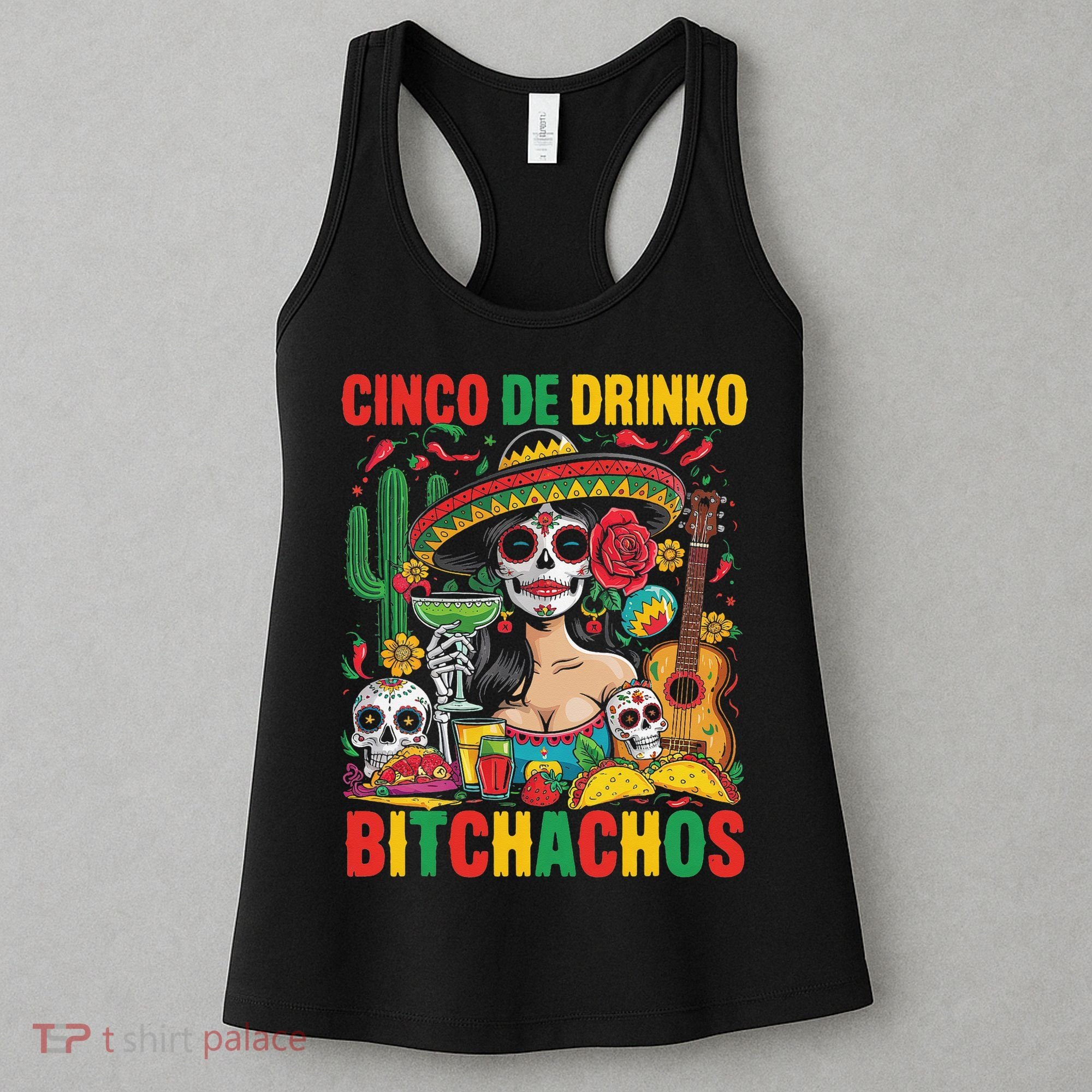 Cinco De Mayo Funny Mexican Party Cinco De Drinko Women's Tank Top
