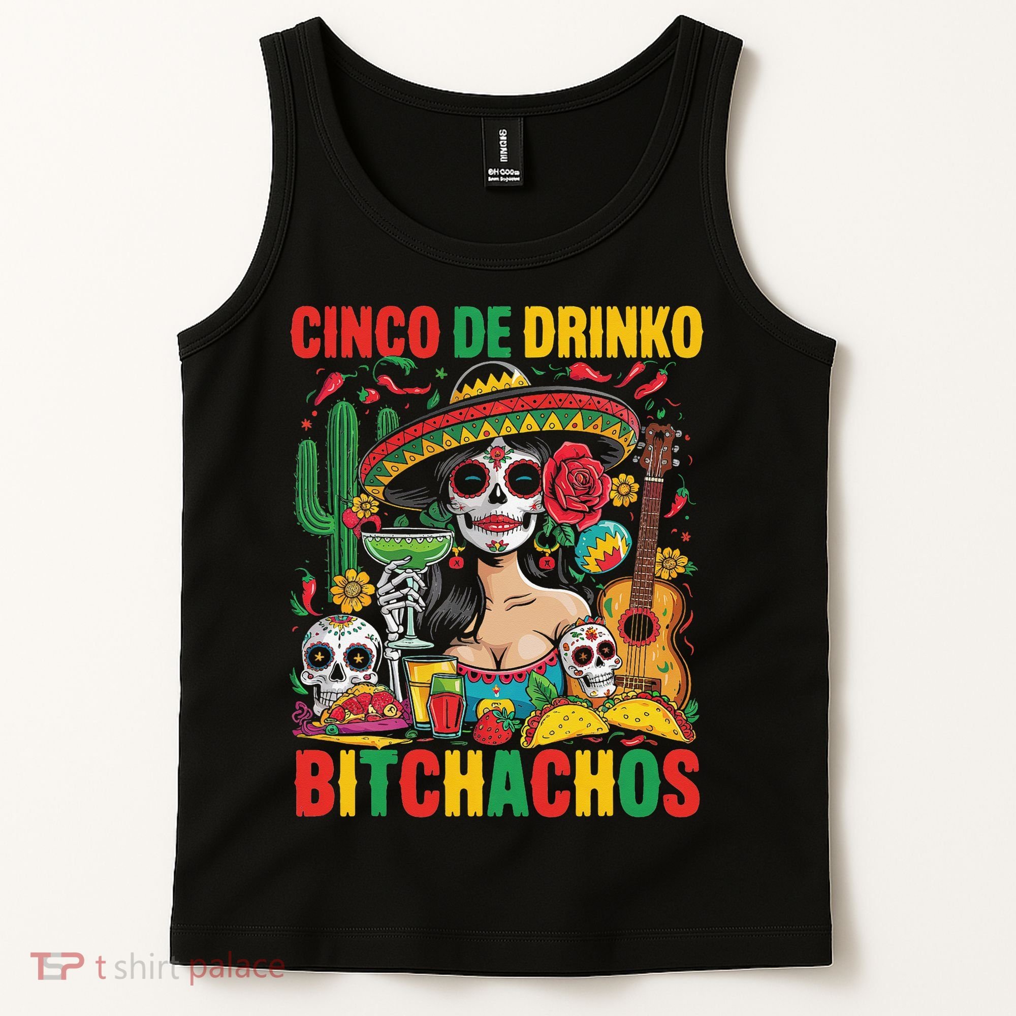 Cinco De Mayo Funny Mexican Party Cinco De Drinko Tank Top