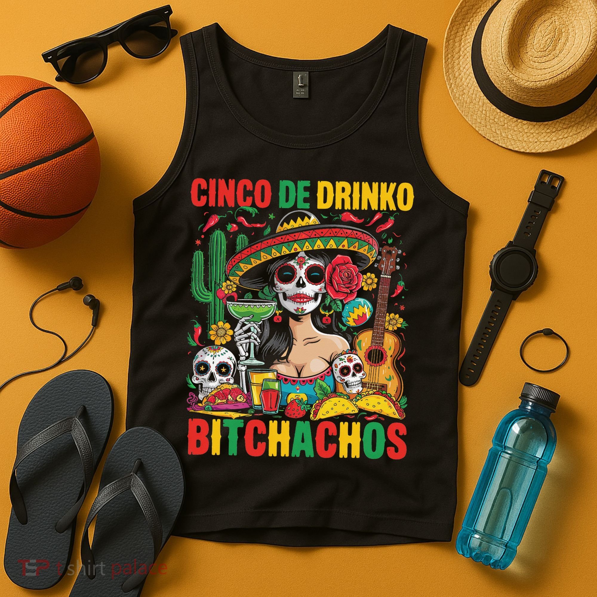 Cinco De Mayo Funny Mexican Party Cinco De Drinko Tank Top