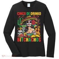 Cinco De Mayo Funny Mexican Party Cinco De Drinko Women's Long Sleeve Shirt thumb 0