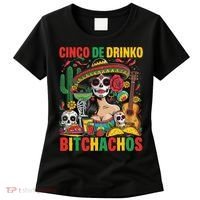 Cinco De Mayo Funny Mexican Party Cinco De Drinko Women's T-Shirt thumb 0