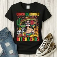 Cinco De Mayo Funny Mexican Party Cinco De Drinko Women's T-Shirt thumb 3