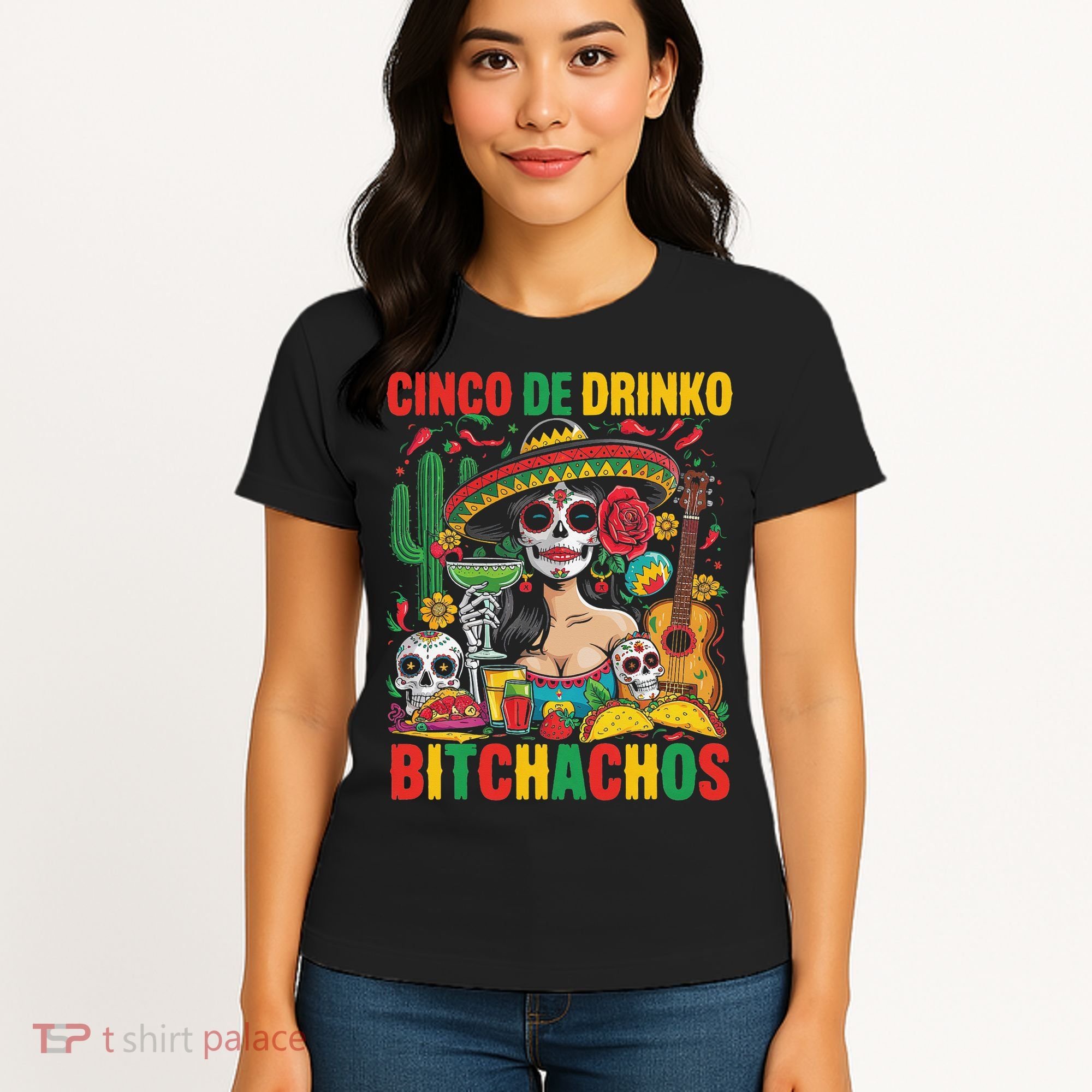 Cinco De Mayo Funny Mexican Party Cinco De Drinko Women's T-Shirt