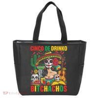 Cinco De Mayo Funny Mexican Party Cinco De Drinko Tote Bag thumb 0