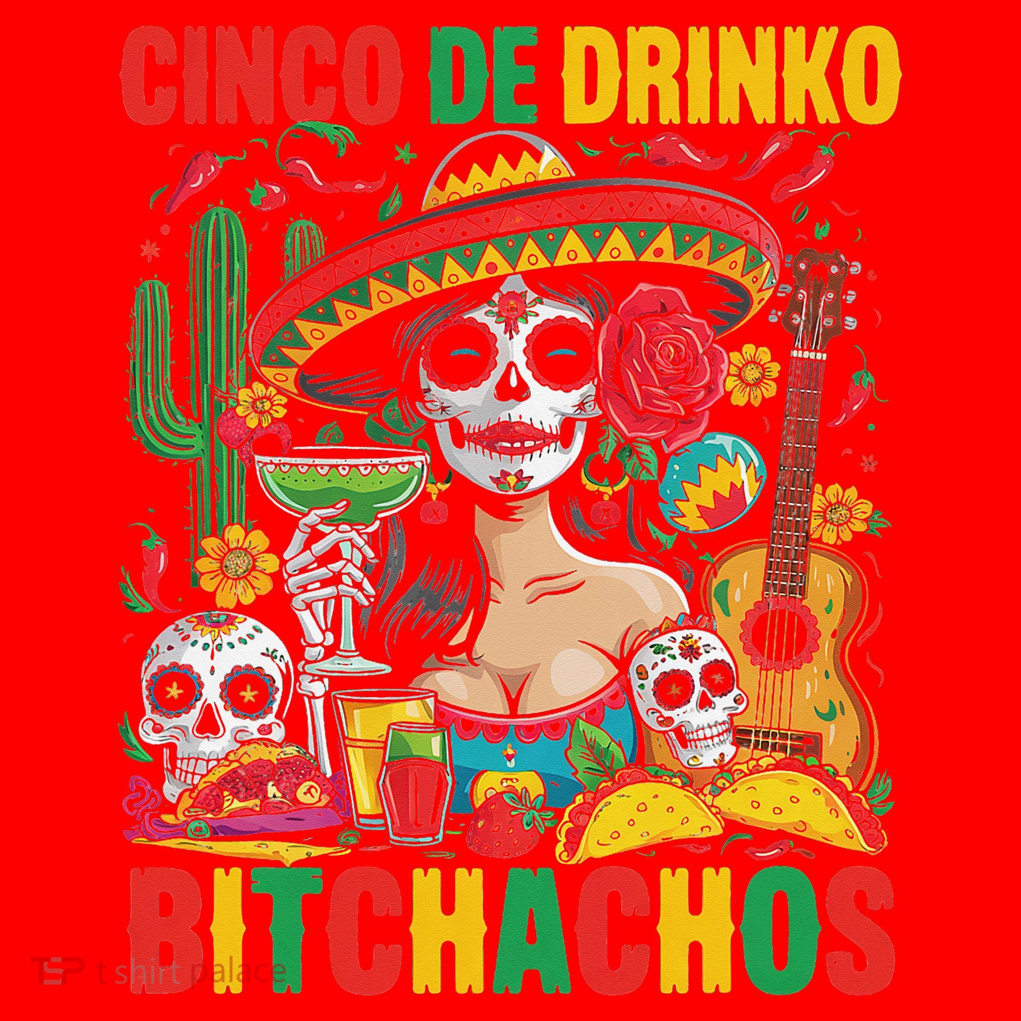 Cinco De Mayo Funny Mexican Party Cinco De Drinko Santa Hat