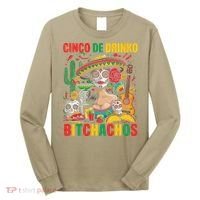 Cinco De Mayo Funny Mexican Party Cinco De Drinko Long Sleeve Shirt thumb 0